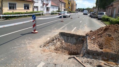 Bekötővezeték hibásodott meg a Vörösmarty úton