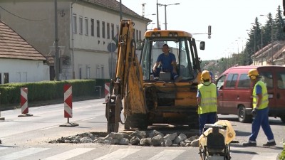 Vízvezetéket cserélnek