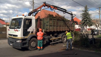 Megkezdődött a zöldhulladék elszállítása