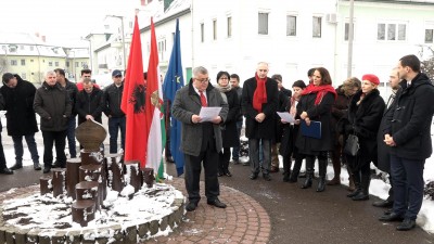 Albánok és magyarok együtt emlékeztek