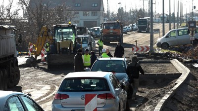 Új utak épülnek a déli iparterületen