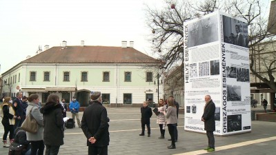 Installáció mutatja be a rendszerváltás eseményeit