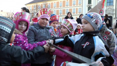 Felsővárosi óvodák március 15-i ünnepsége